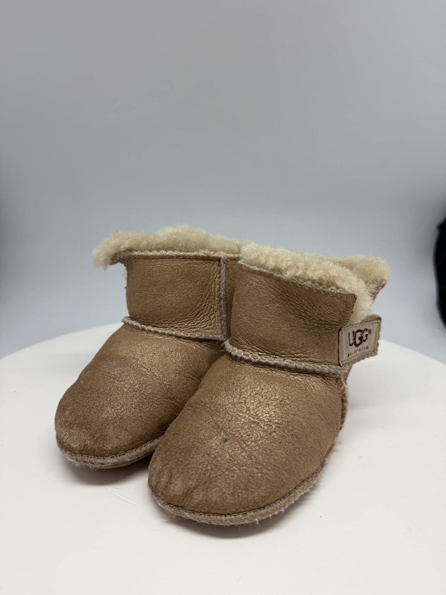 Gold Sheepskin Baby Booties — additional view 16