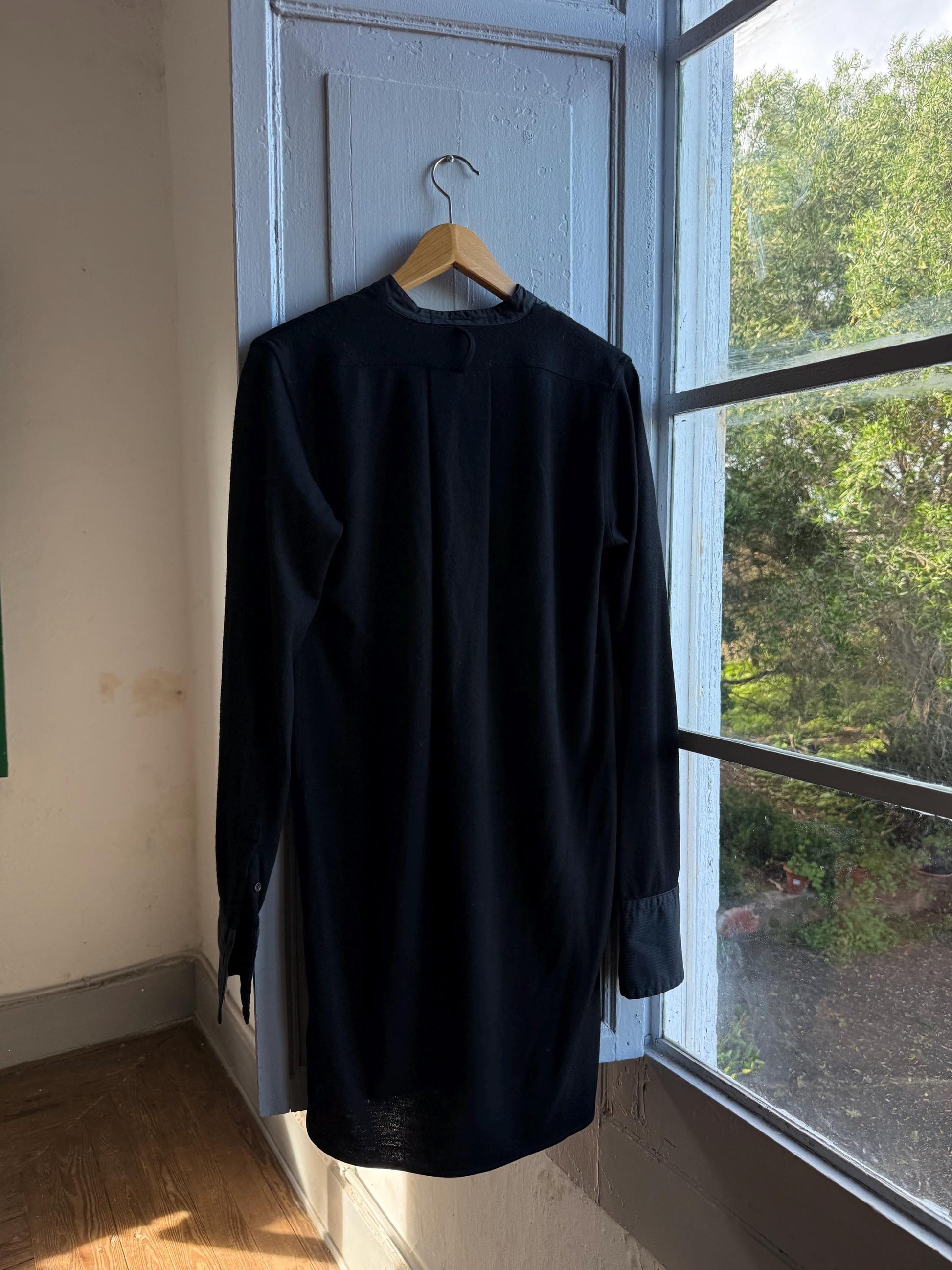 Ralph Lauren Black Wool Minimalist Dress — additional view 10