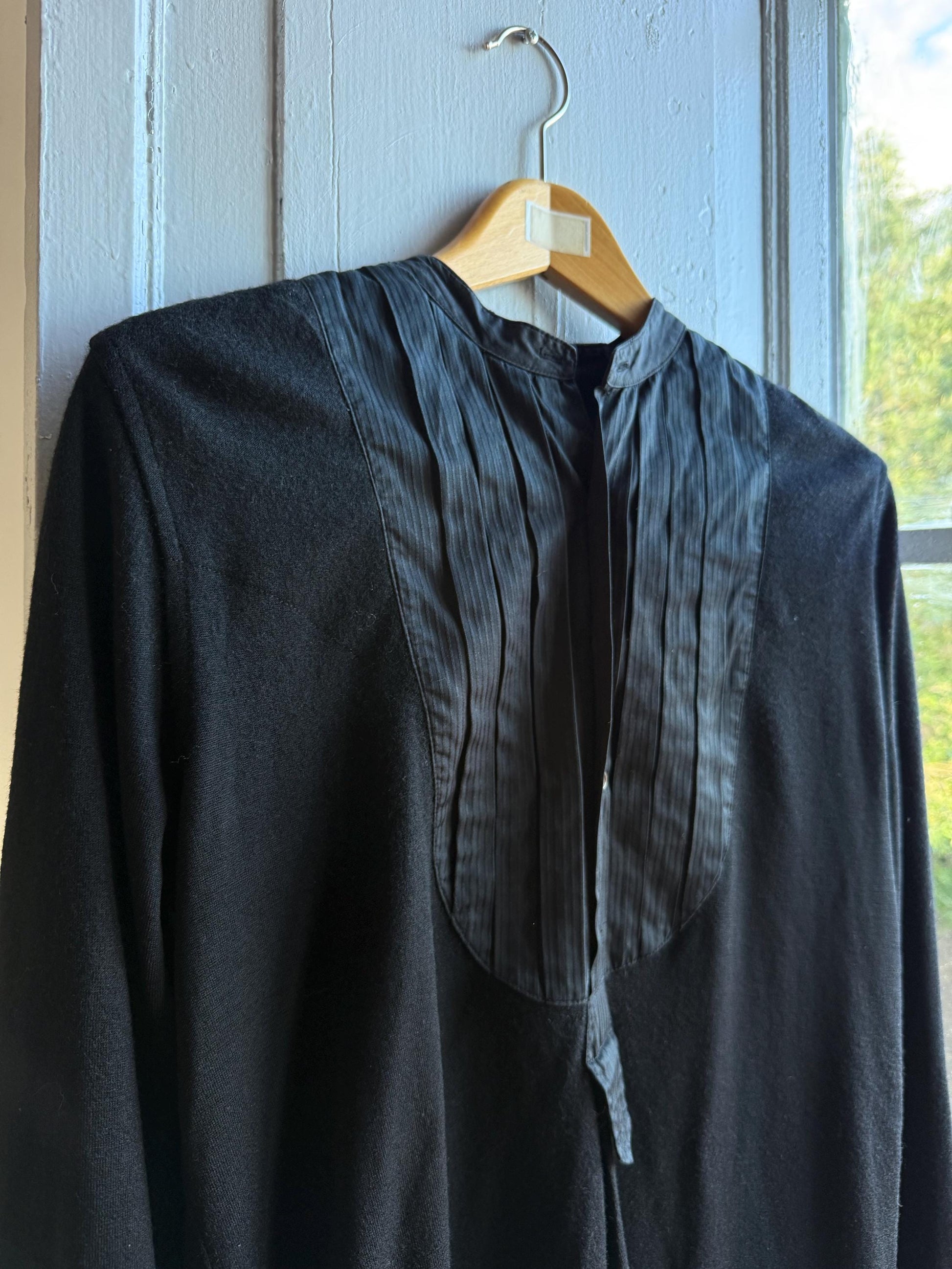 Ralph Lauren Black Wool Minimalist Dress — additional view 13
