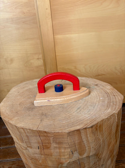 Vintage Wooden Toy Iron For Kids — additional view 7