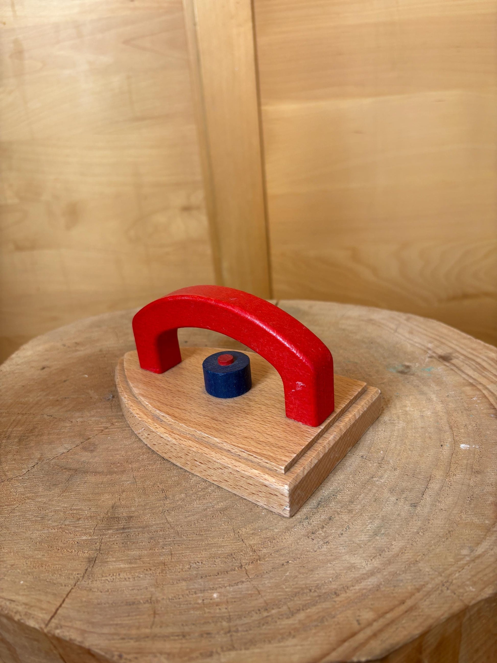 Vintage Wooden Toy Iron For Kids — additional view 9