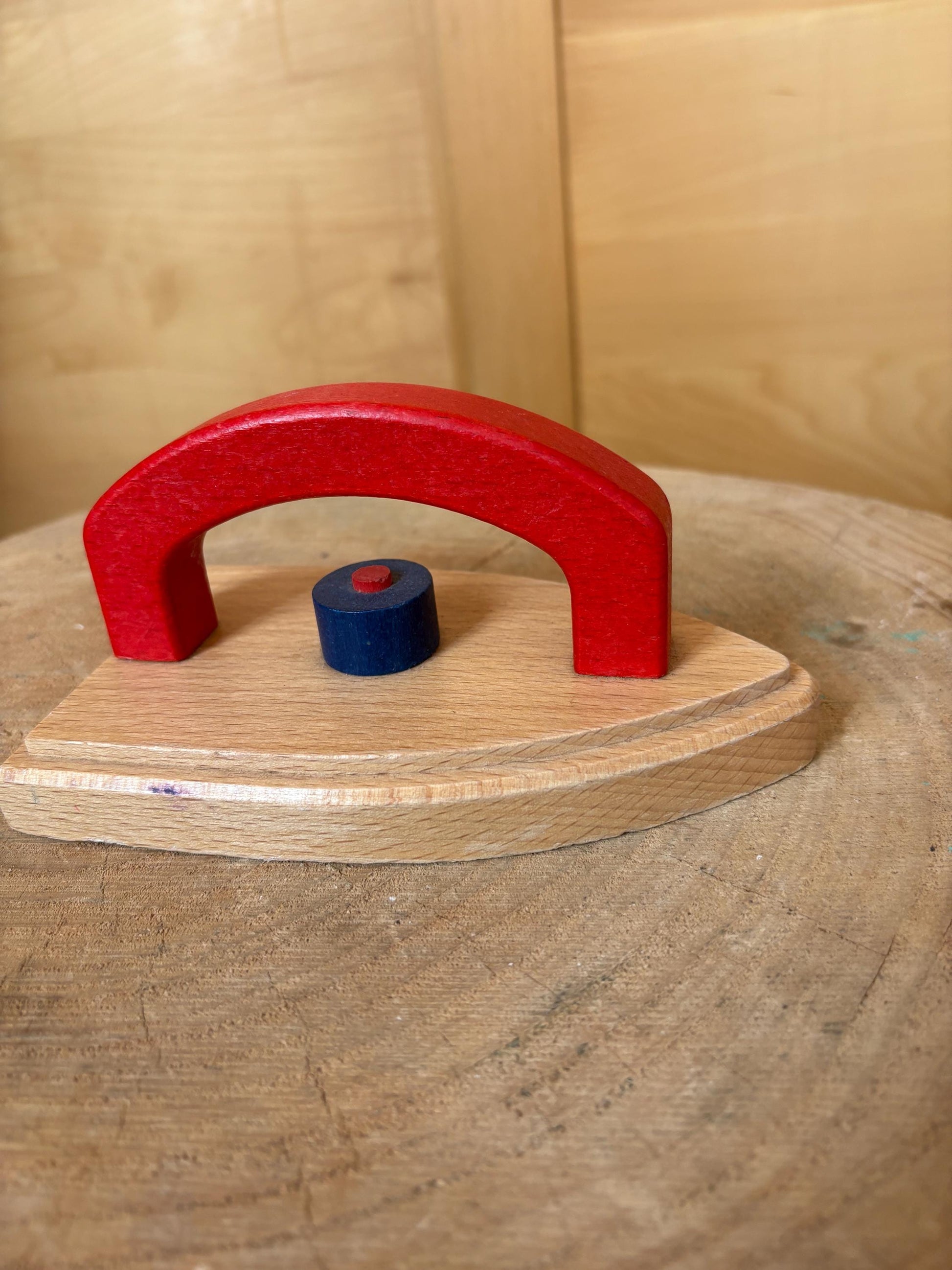 Vintage Wooden Toy Iron For Kids — additional view 10