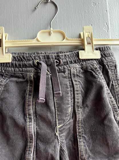 Mini Boden Kids Corduroy Pants, Grey Cotton Trousers, Utility Pants, Sustainable fashuon, Boys Age 3