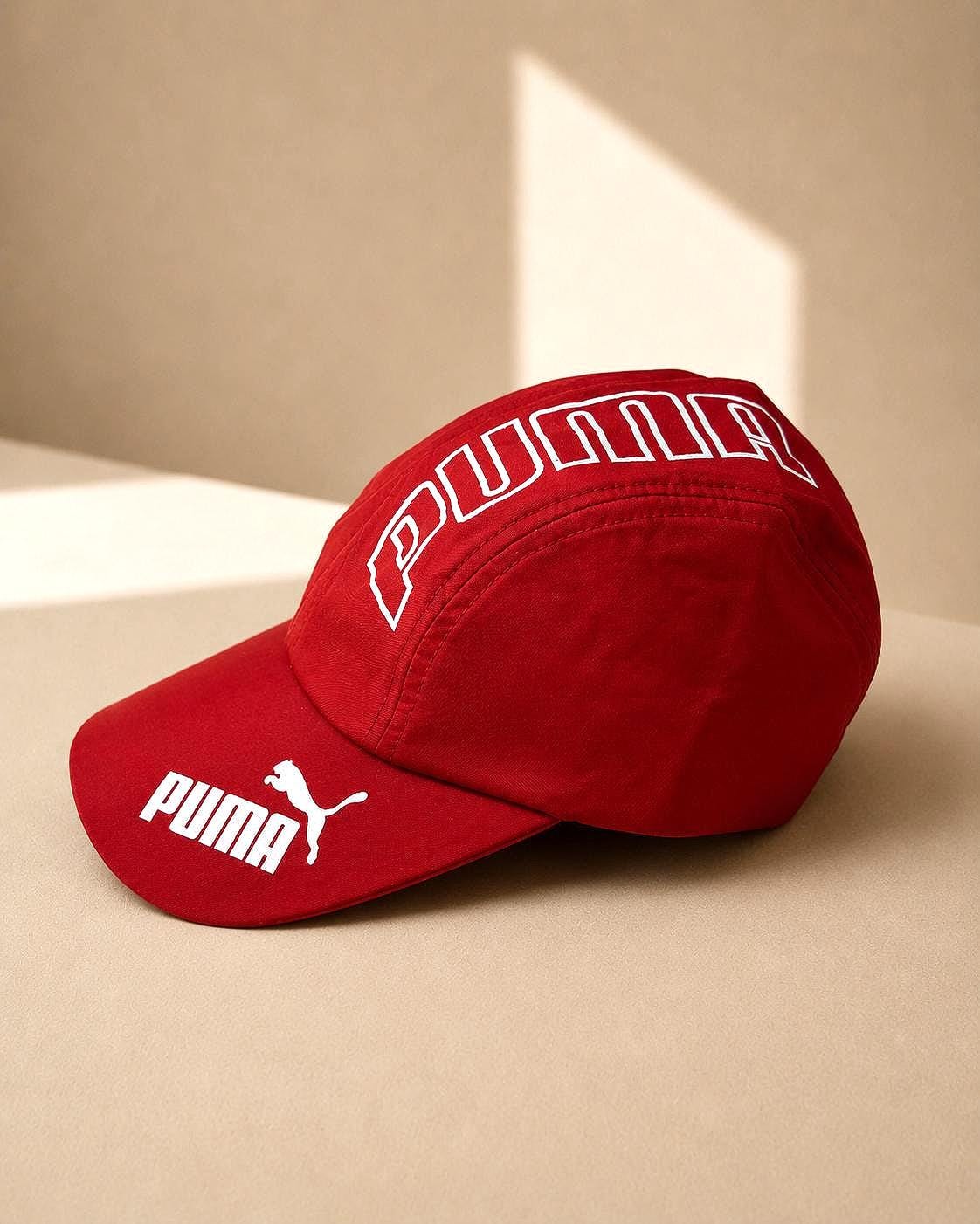 Vintage Red Puma Cap - Y2K Streetwear
