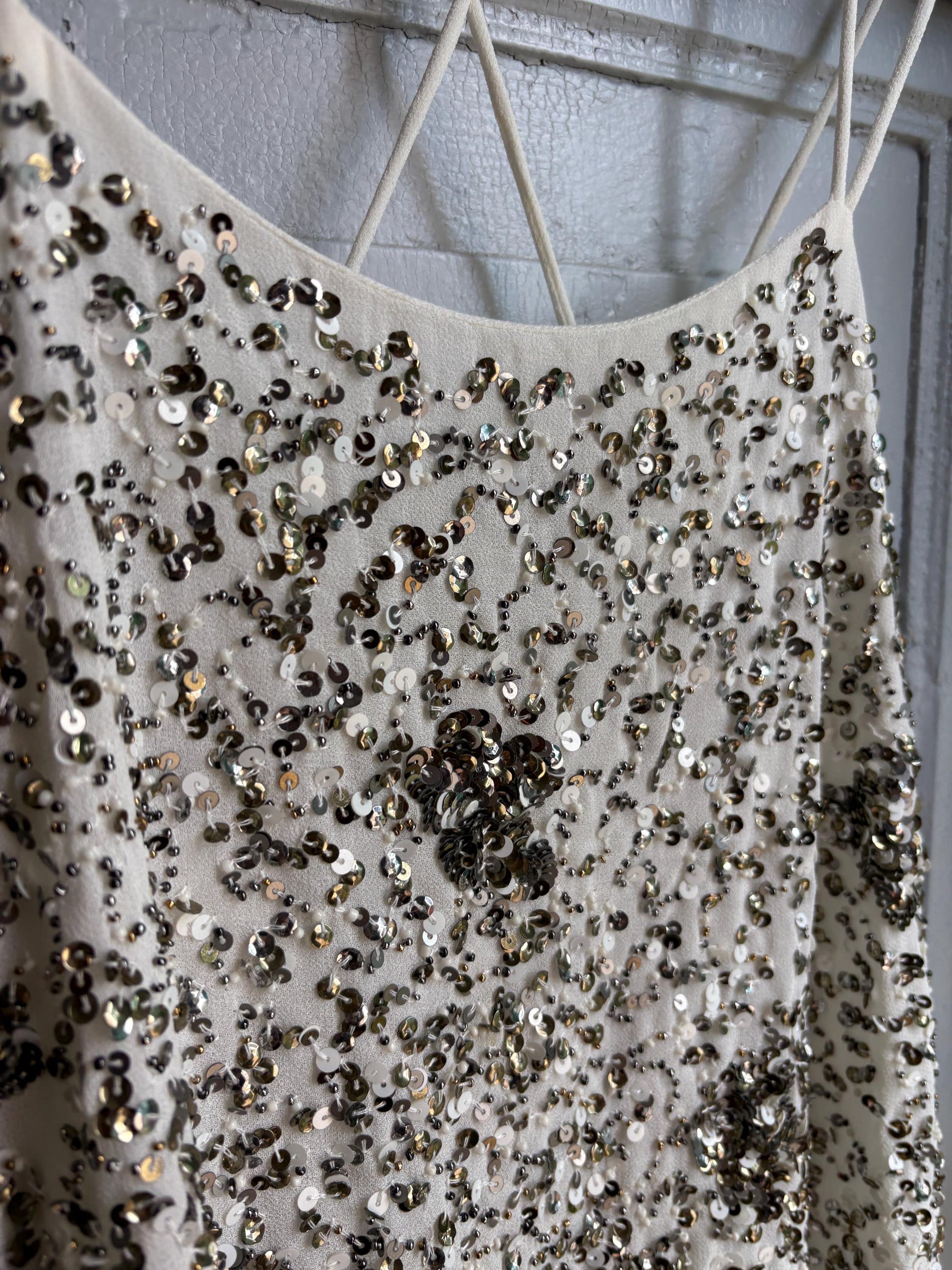 Floral Beaded Sequin Camisole Top — additional view 11