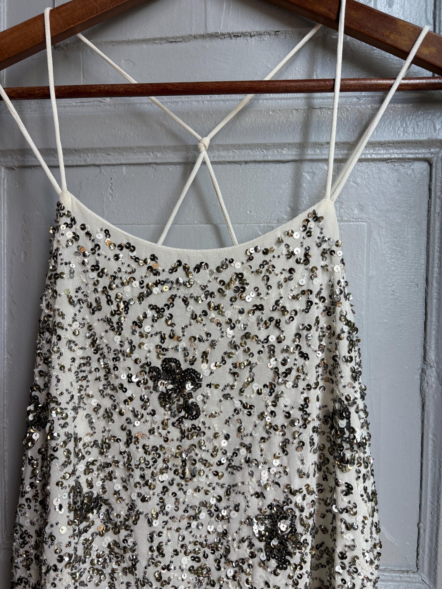 Floral Beaded Sequin Camisole Top — additional view 9