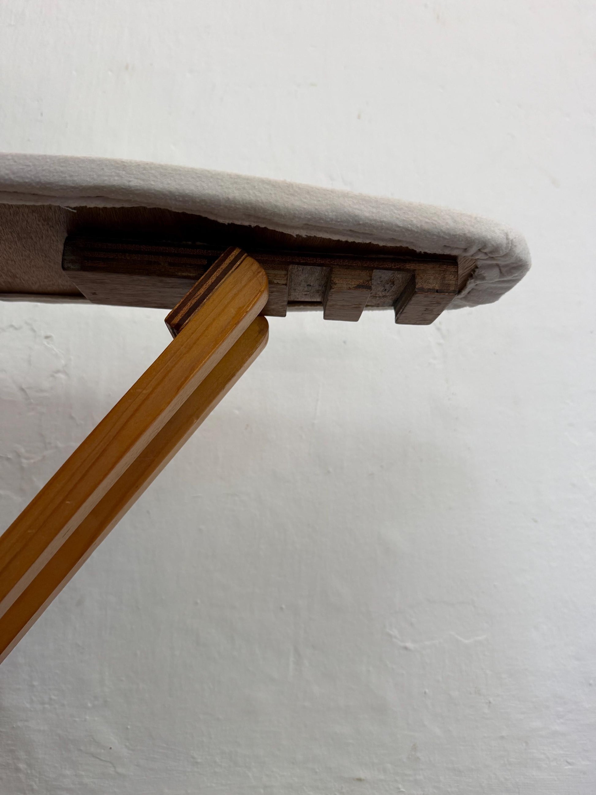 Vintage Wooden Ironing Board Play Set — back view