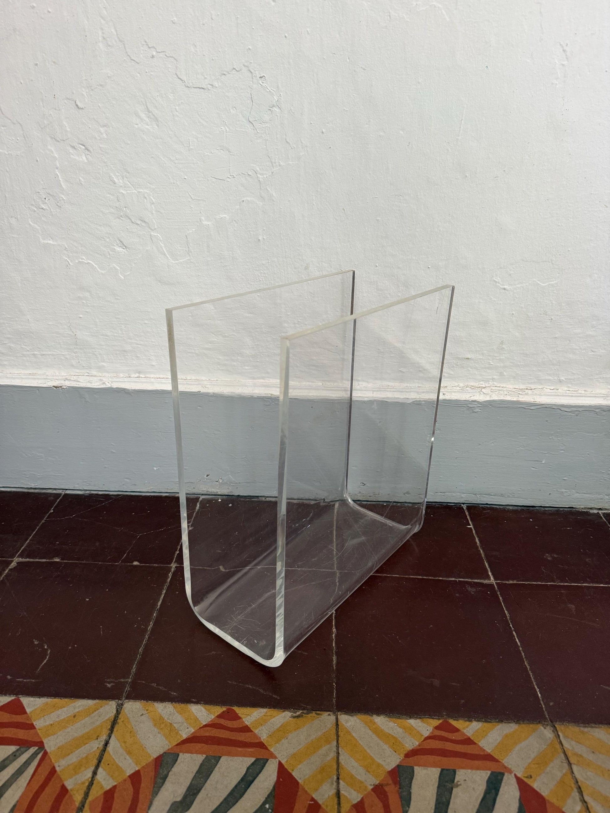 Clear Acrylic Magazine Holder — additional view 6
