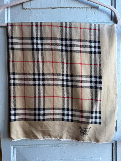Vintage Burberrys Nova Check Cotton Scarf — additional view 6