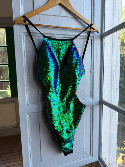 Holographic Mermaid Sequin Bodysuit — additional view 12