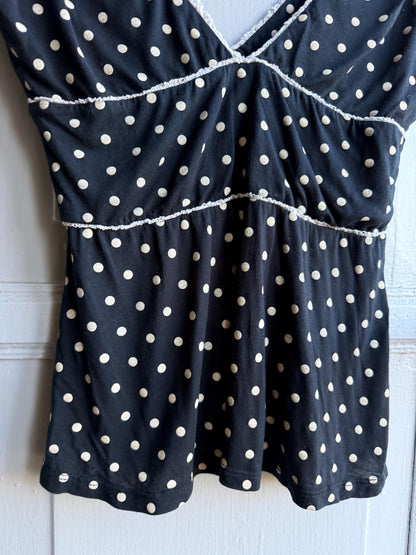 Polka Dot Deep V Tank Top — additional view 14