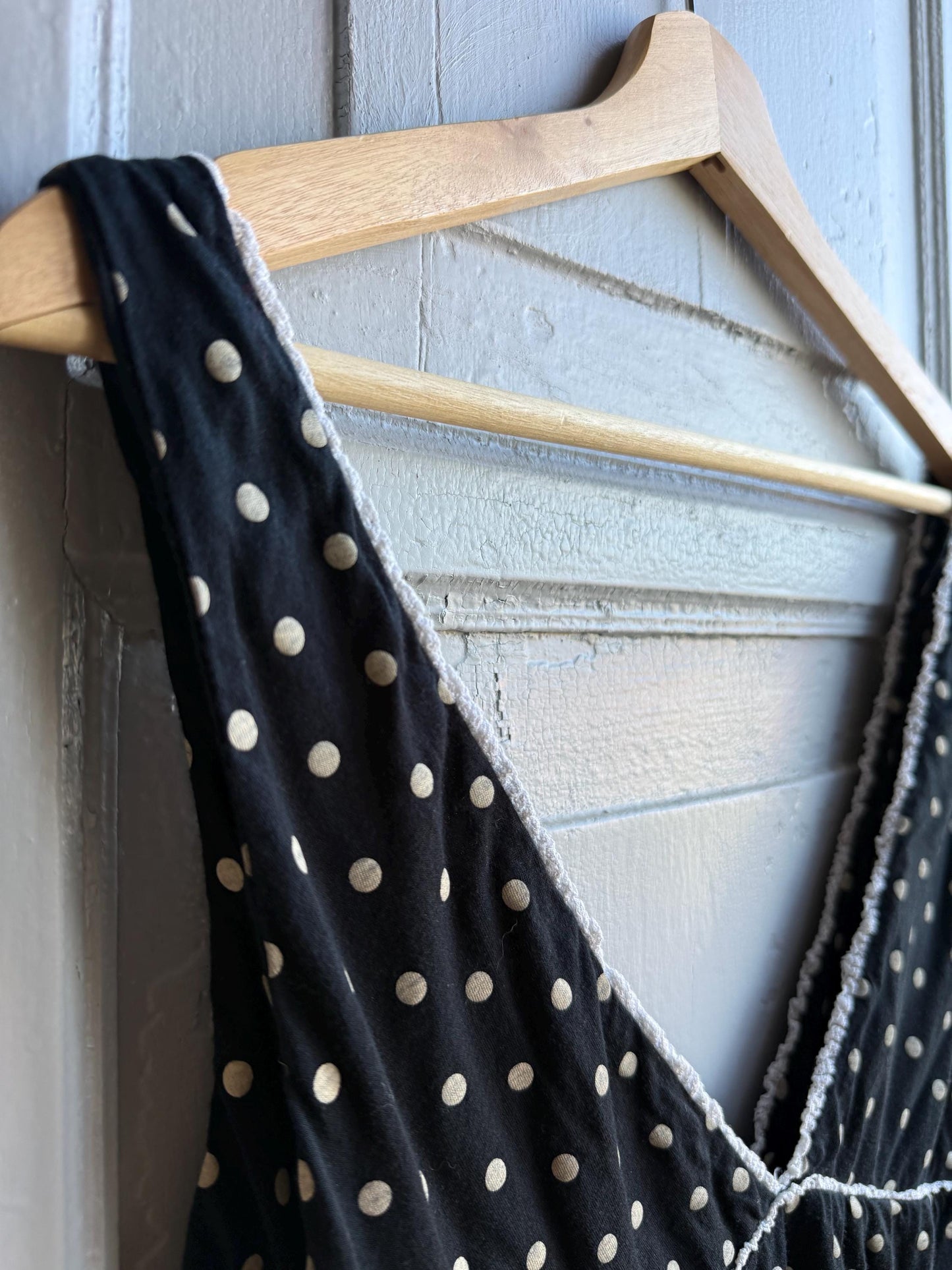 Polka Dot Deep V Tank Top — additional view 5
