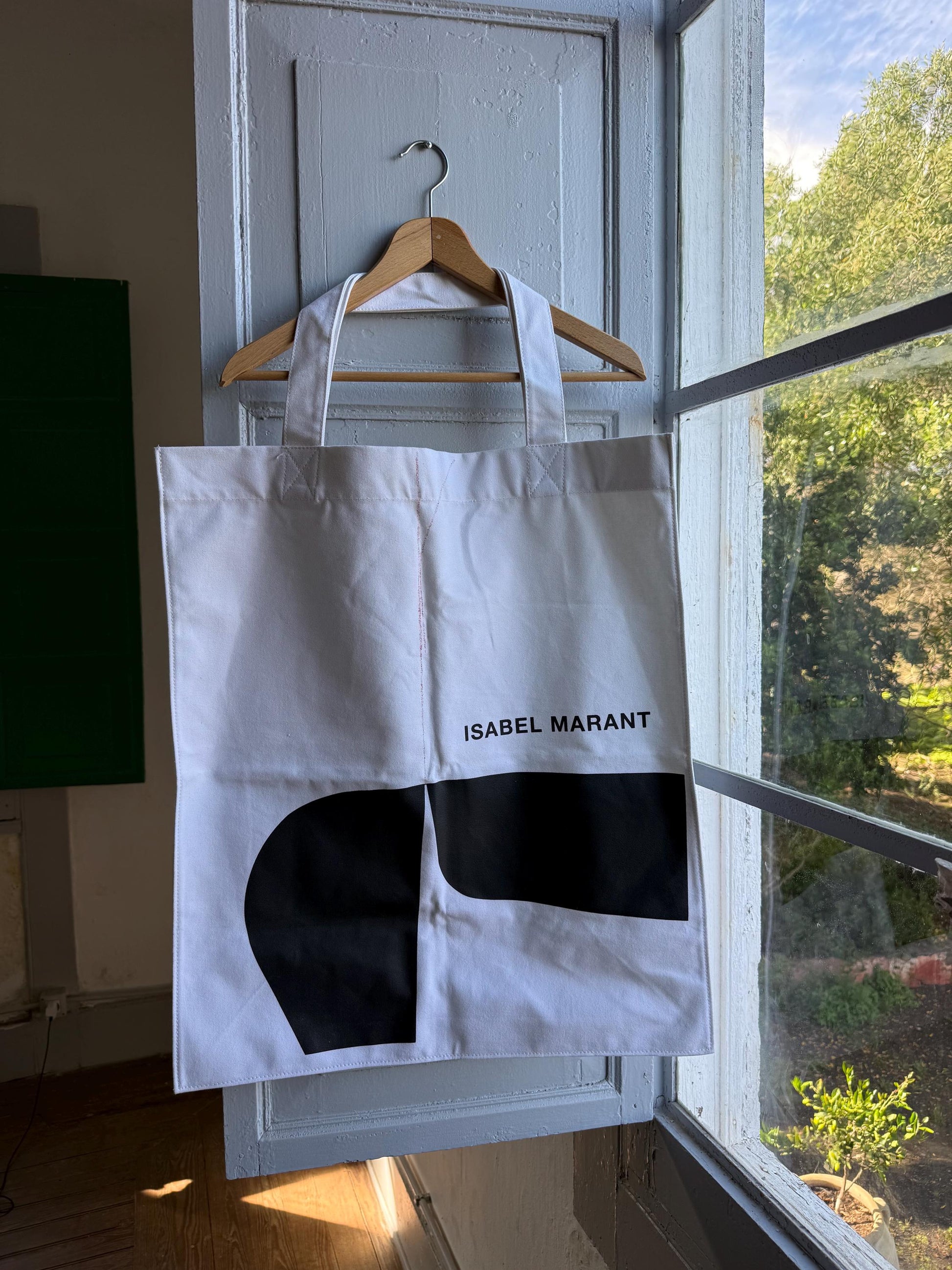 Isabel Marant Oversized Canvas Tote Bag — detail