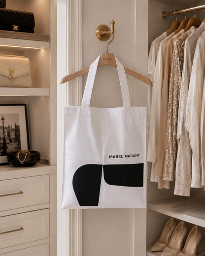 Isabel Marant Oversized Canvas Tote Bag