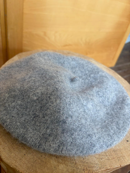 Grey Wool French Beret — additional view 7