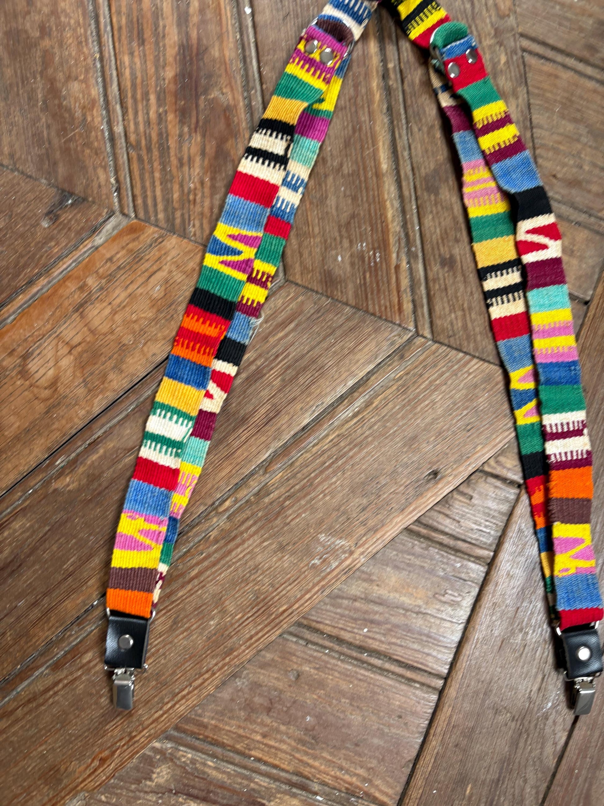 Vintage Rainbow Suspenders, Unisex Retro Style — additional view 7
