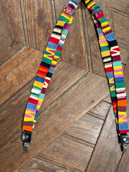 Vintage Rainbow Suspenders, Unisex Retro Style — additional view 7