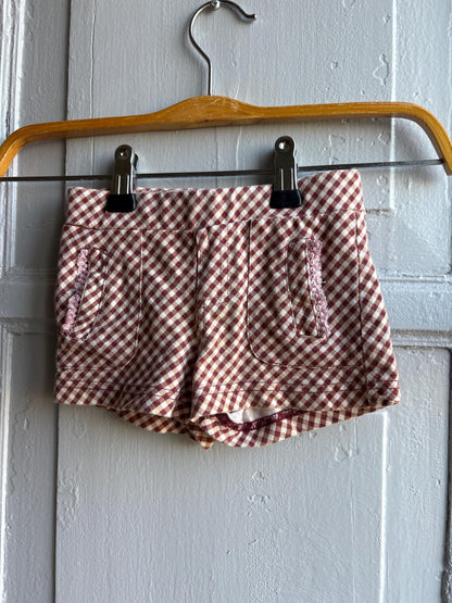 Gingham Cotton Toddler Shorts — additional view 6