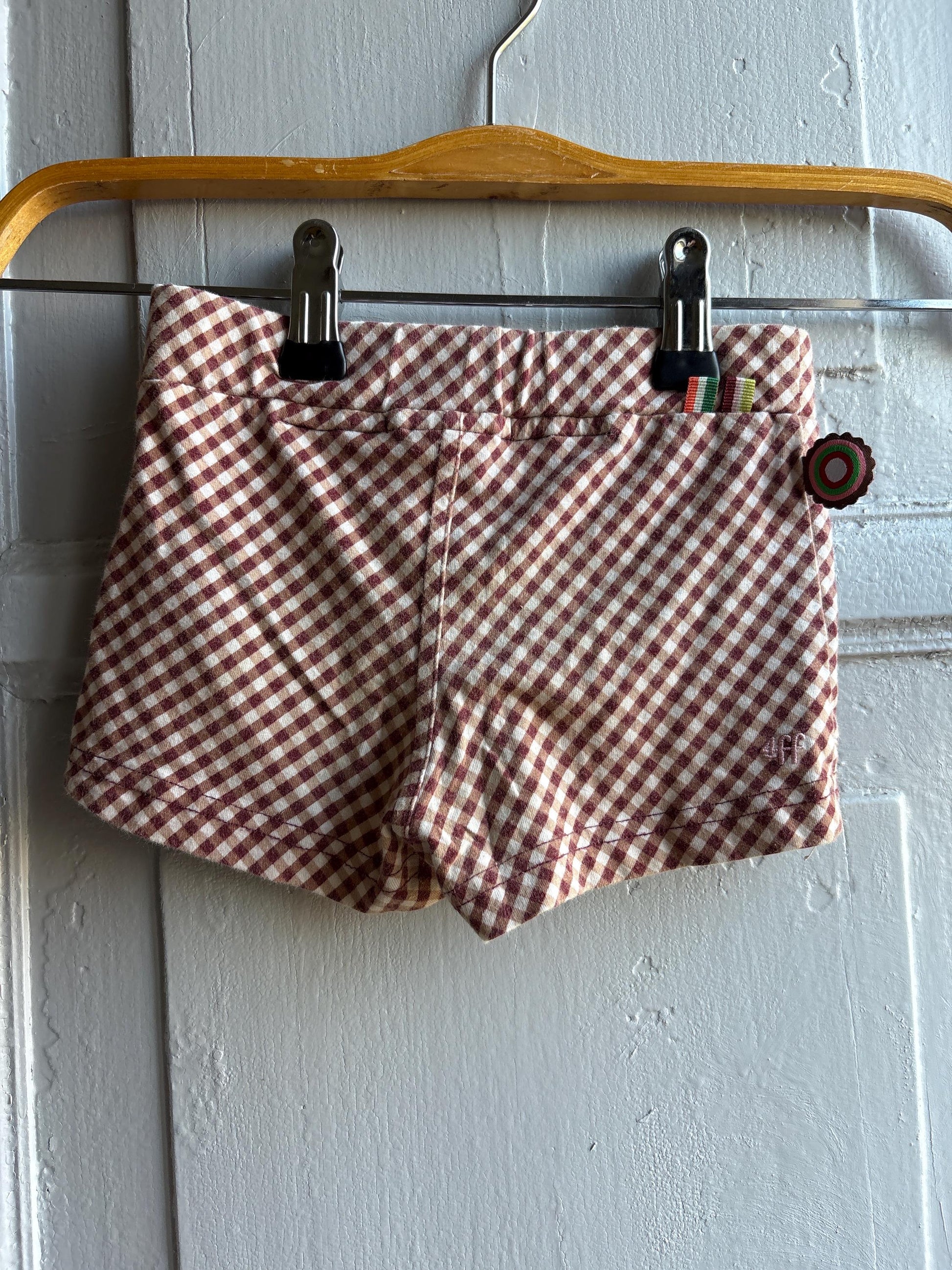 Gingham Cotton Toddler Shorts — additional view 11