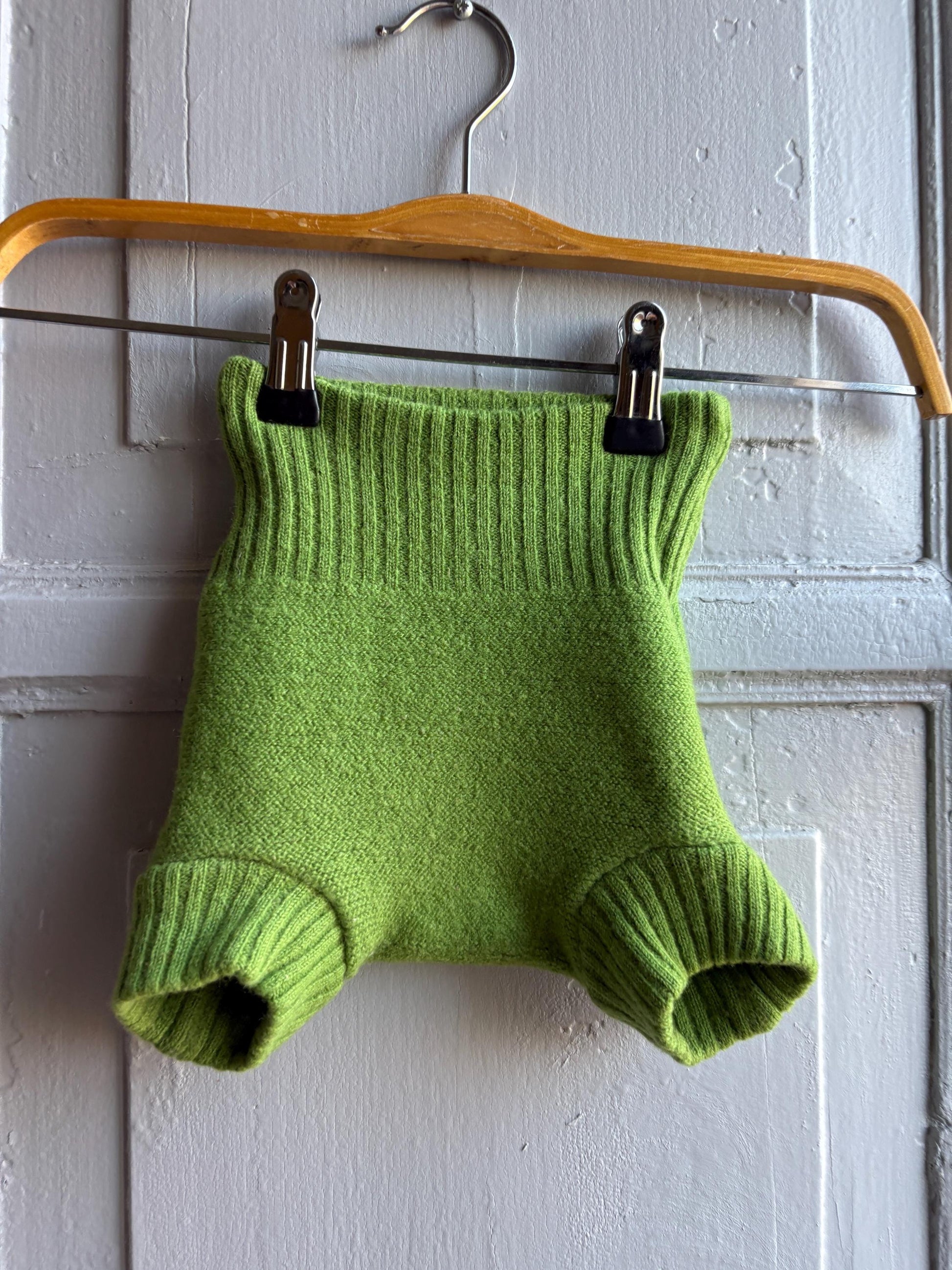 Disana Organic Wool Diaper Cover Pants, Green — additional view 5