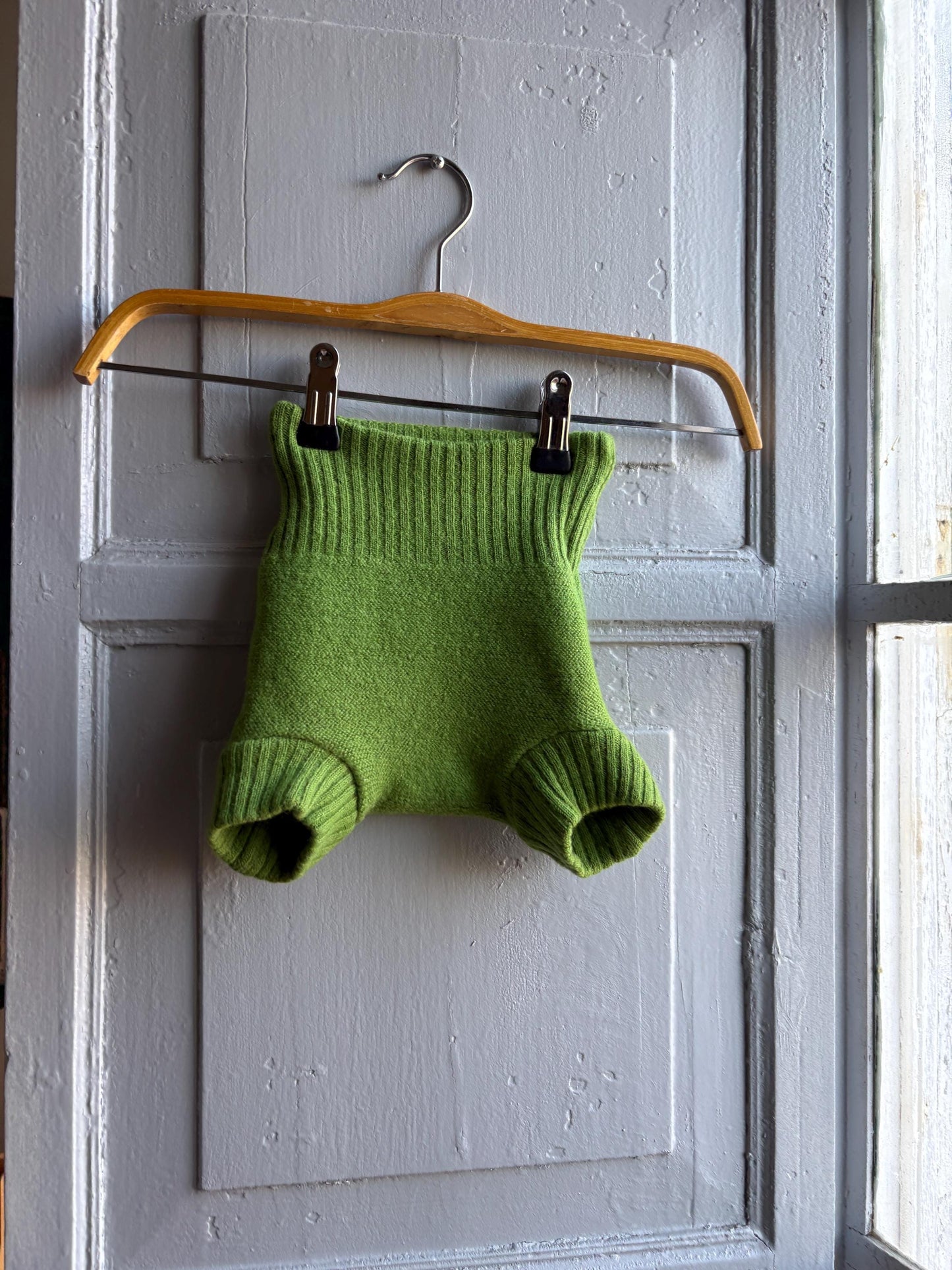 Disana Organic Wool Diaper Cover Pants, Green — additional view 8