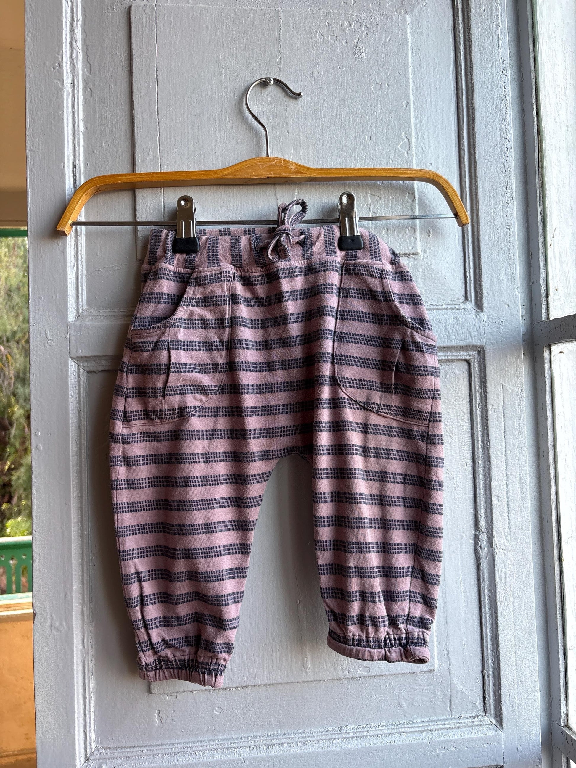 Noa Noa Miniature Pink Striped Baby Pants — additional view 5