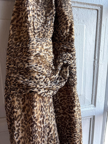 Leopard Print Halter Midi Dress — additional view 7
