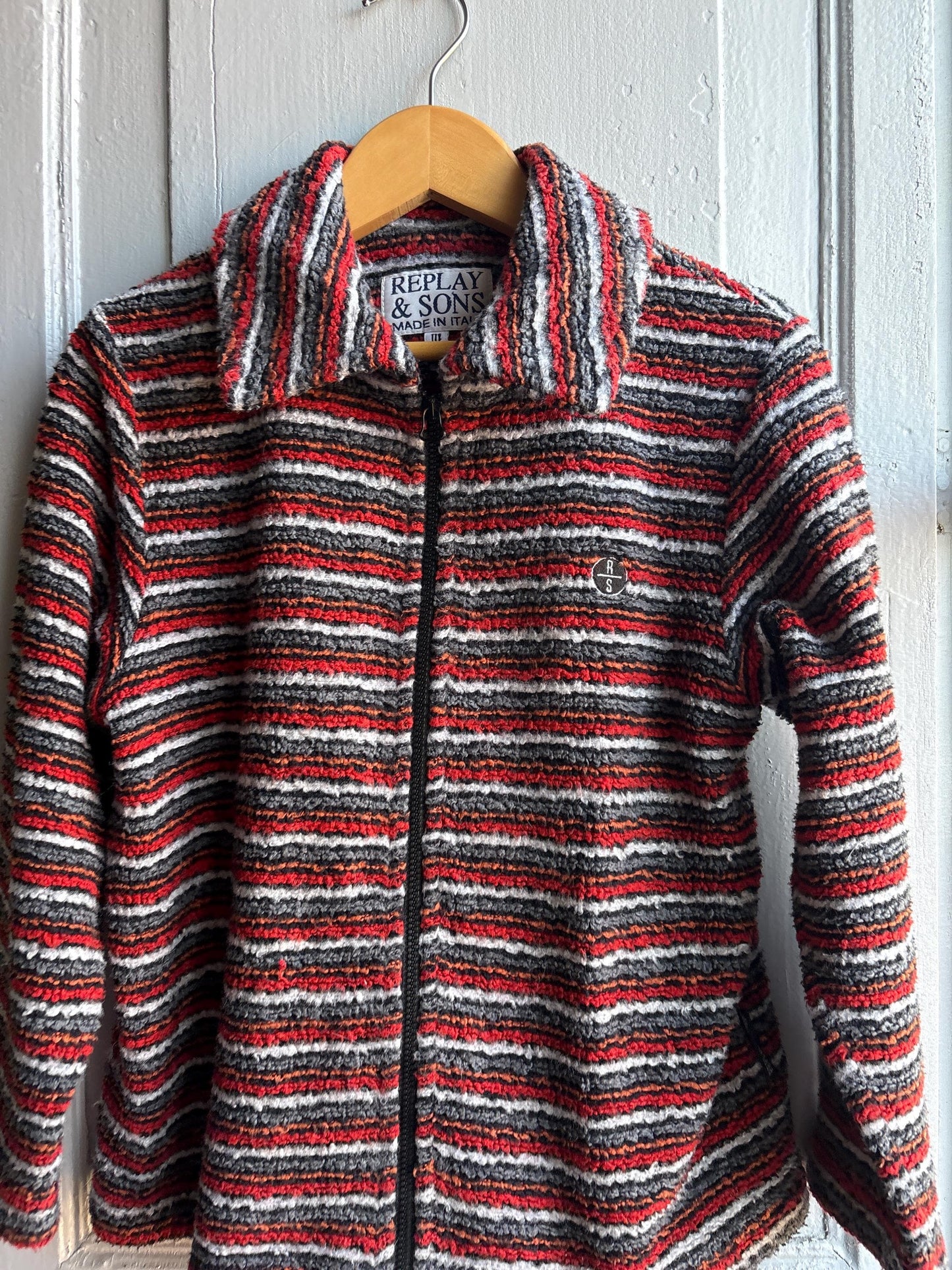 Vintage Striped Fleece Jacket for Kids — additional view 10