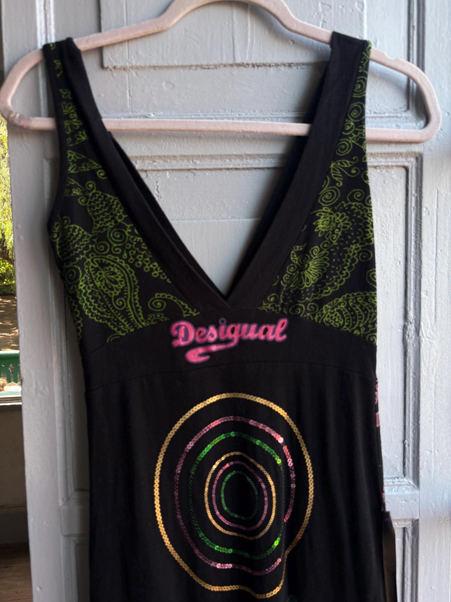 Boho Mini Dress in Colourful Cotton — additional view 11