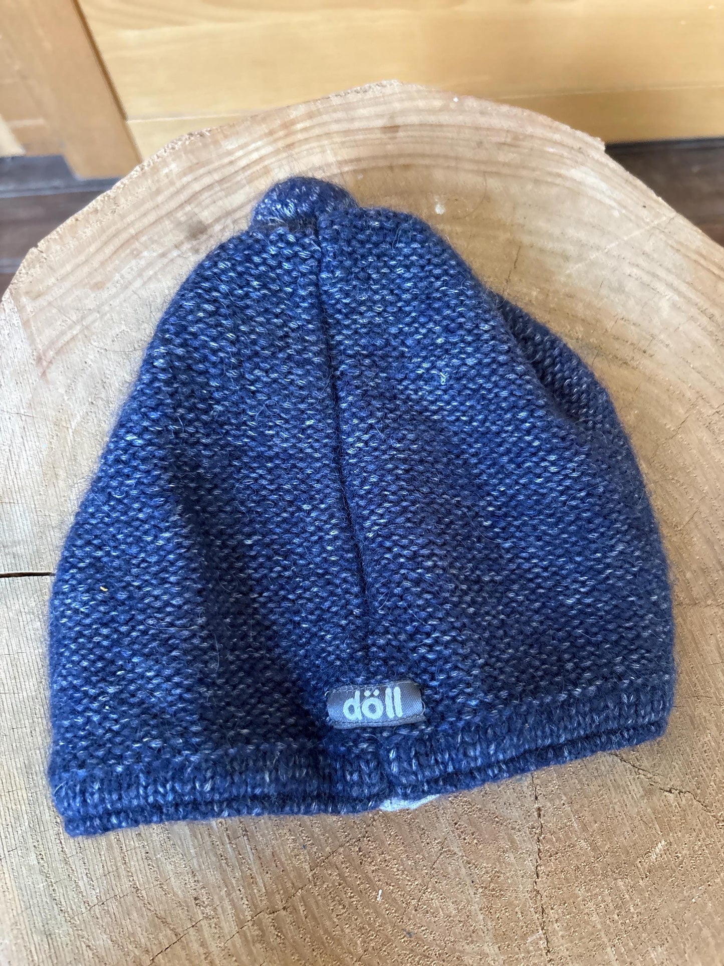 Wool Alpaca Blue Kids Beanie — additional view 6
