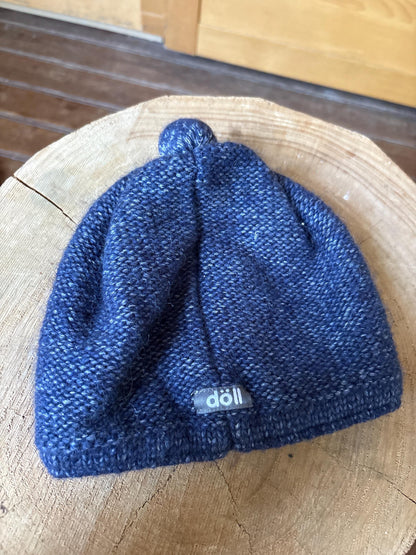 Wool Alpaca Blue Kids Beanie — additional view 10