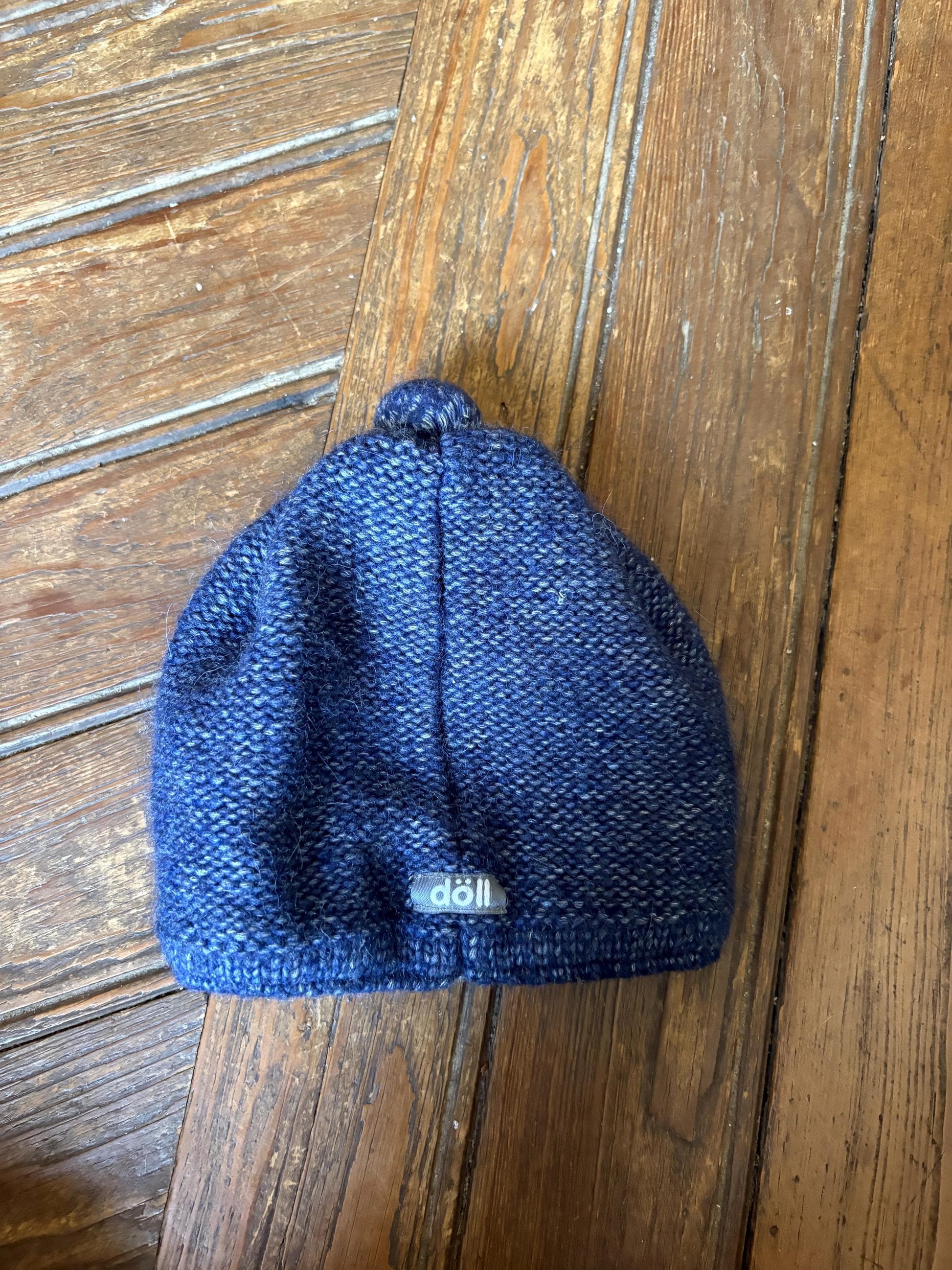 Wool Alpaca Blue Kids Beanie — additional view 12