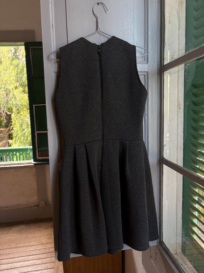 Pedro Del Hierro Grey Sleeveless Winter Dress — additional view 11