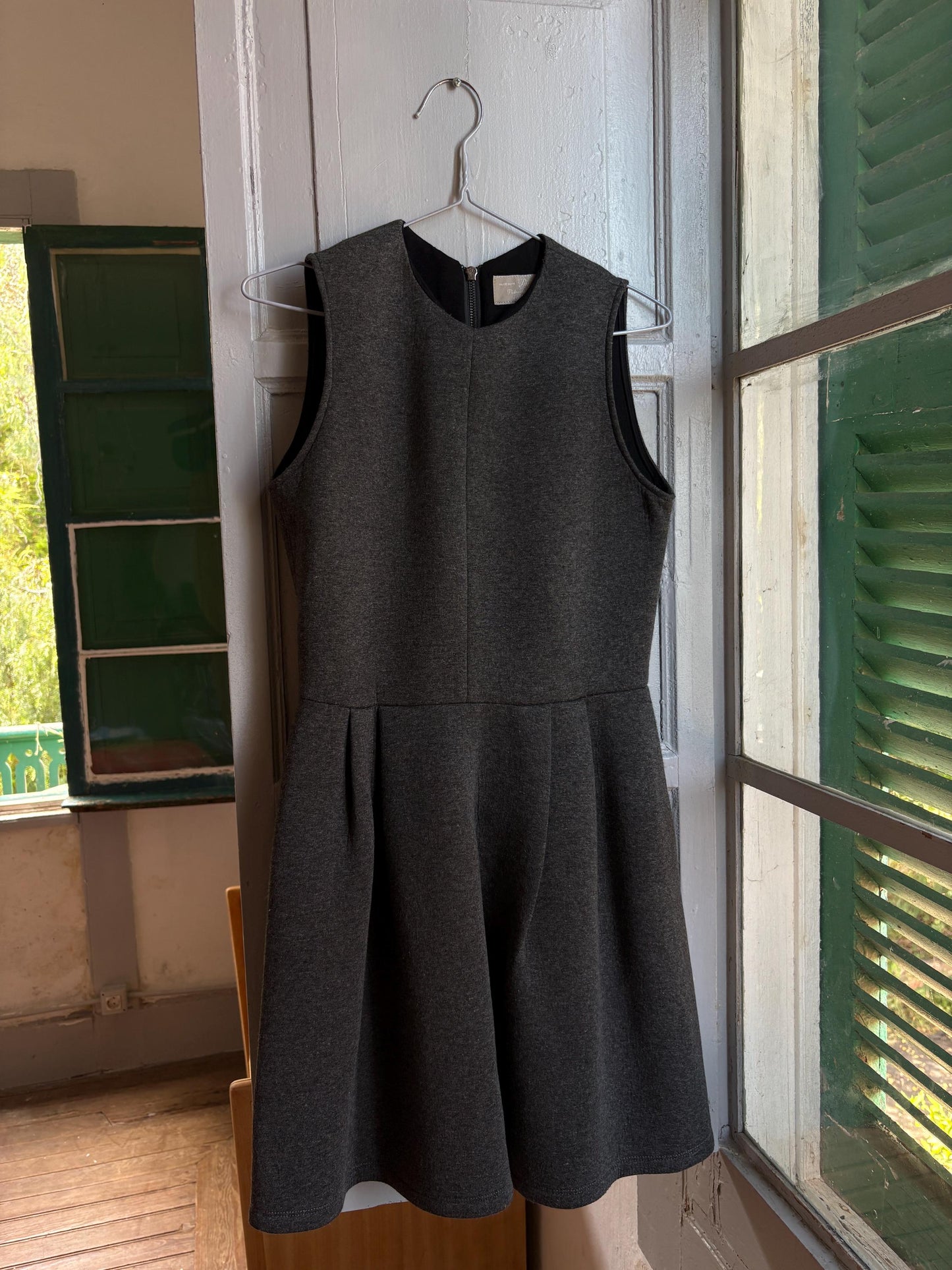 Pedro Del Hierro Grey Sleeveless Winter Dress — additional view 7