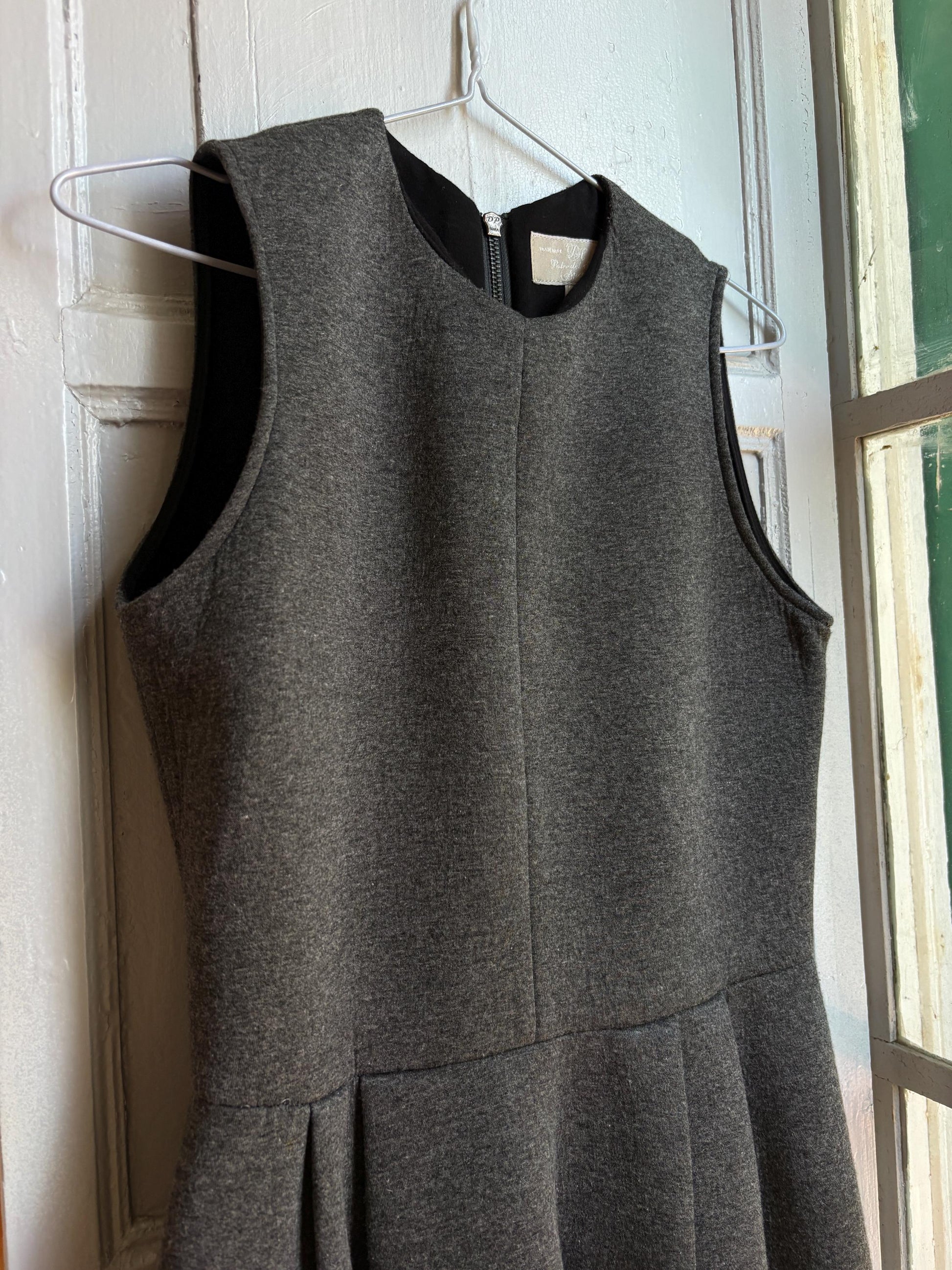 Pedro Del Hierro Grey Sleeveless Winter Dress — additional view 5