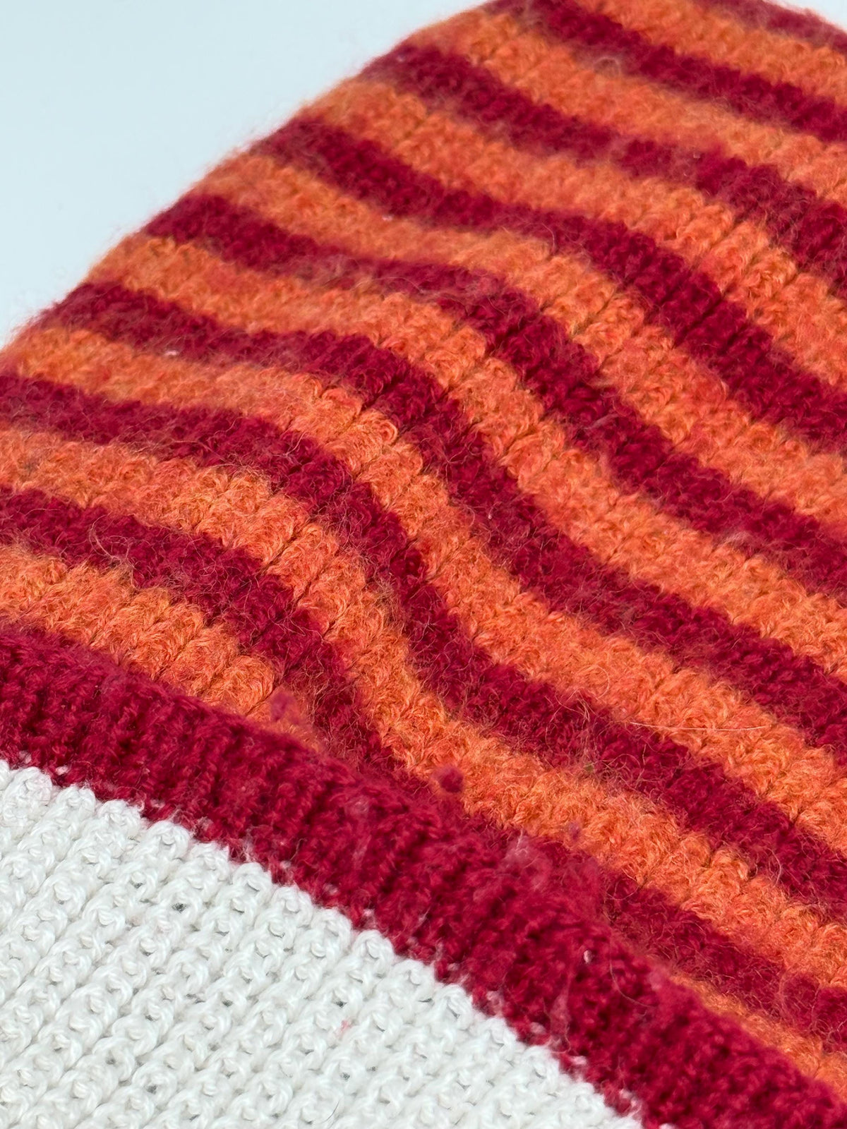 Red Wool Balaclava, Kids Merino Cotton Lined Winter Hood, Germany