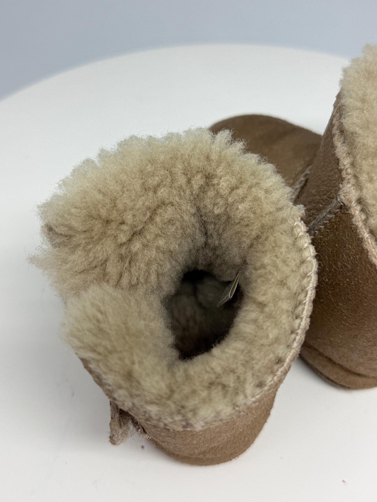 Gold Sheepskin Baby Booties — additional view 12