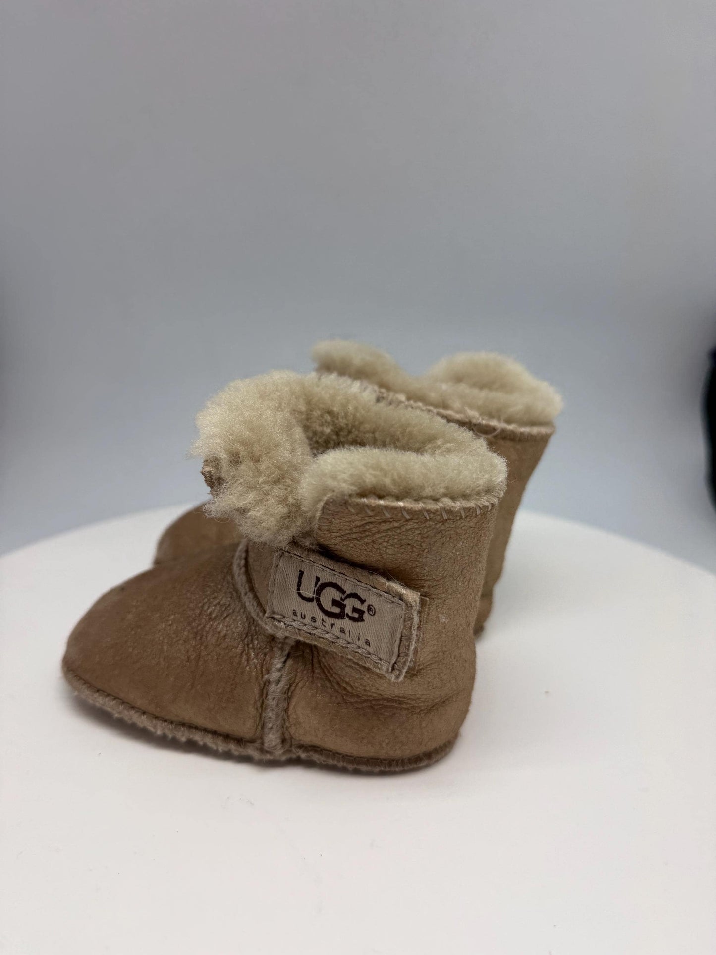 Gold Sheepskin Baby Booties — additional view 14