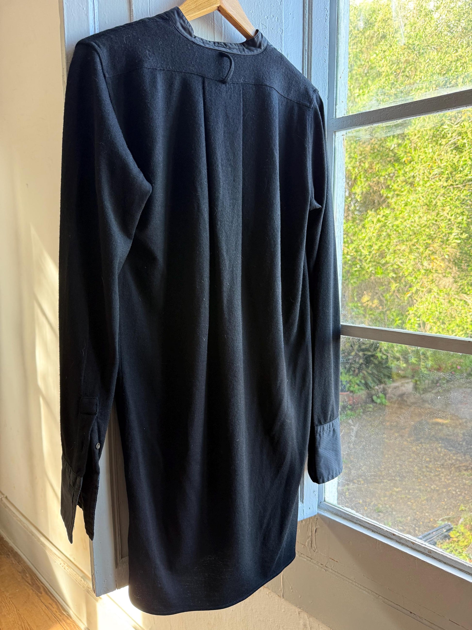 Ralph Lauren Black Wool Minimalist Dress — additional view 11