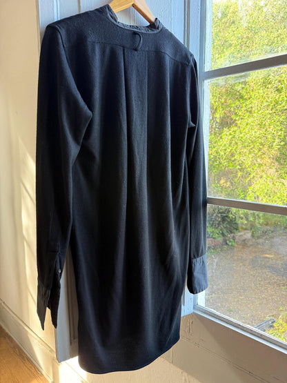 Ralph Lauren Black Wool Minimalist Dress — additional view 11