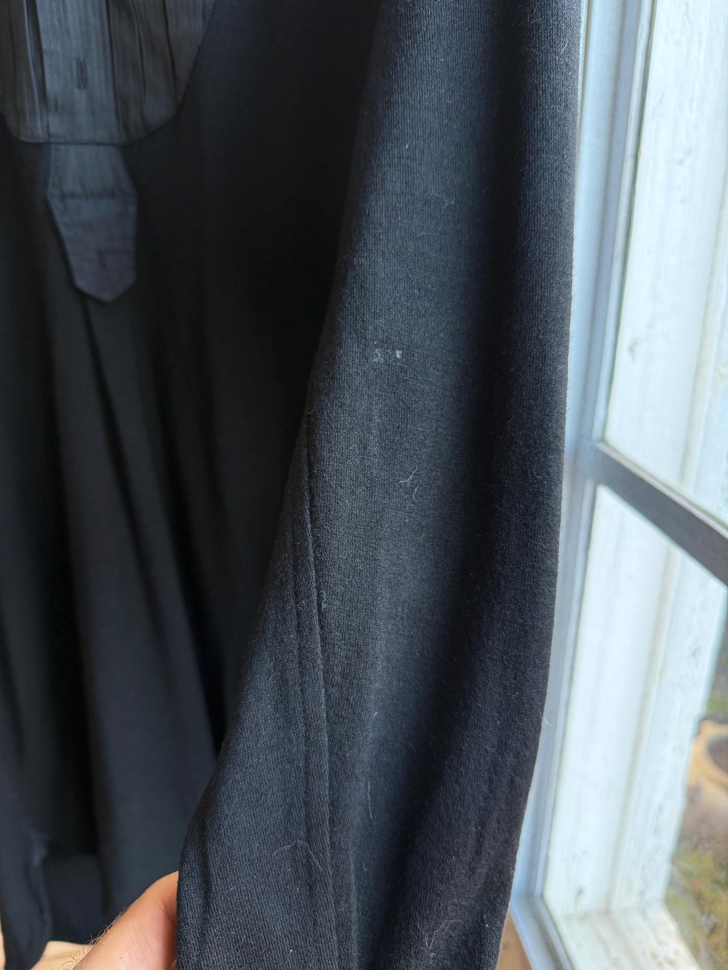 Ralph Lauren Black Wool Minimalist Dress — additional view 9