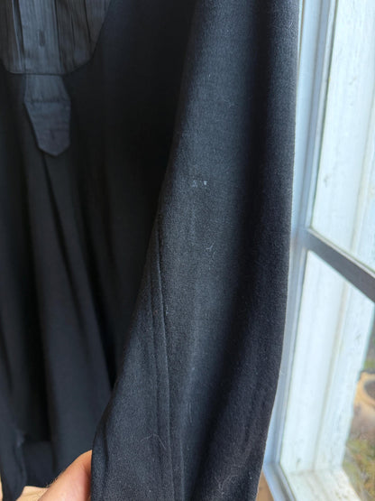 Ralph Lauren Black Wool Minimalist Dress — additional view 9