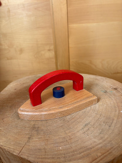 Vintage Wooden Toy Iron For Kids — additional view 8