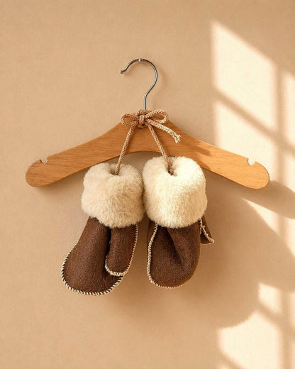 Wool Lined Baby Mittens for Toddlers