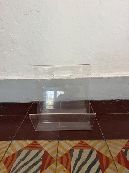 Minimalist Acrylic Magazine Holder With Circular Handle — additional view 8