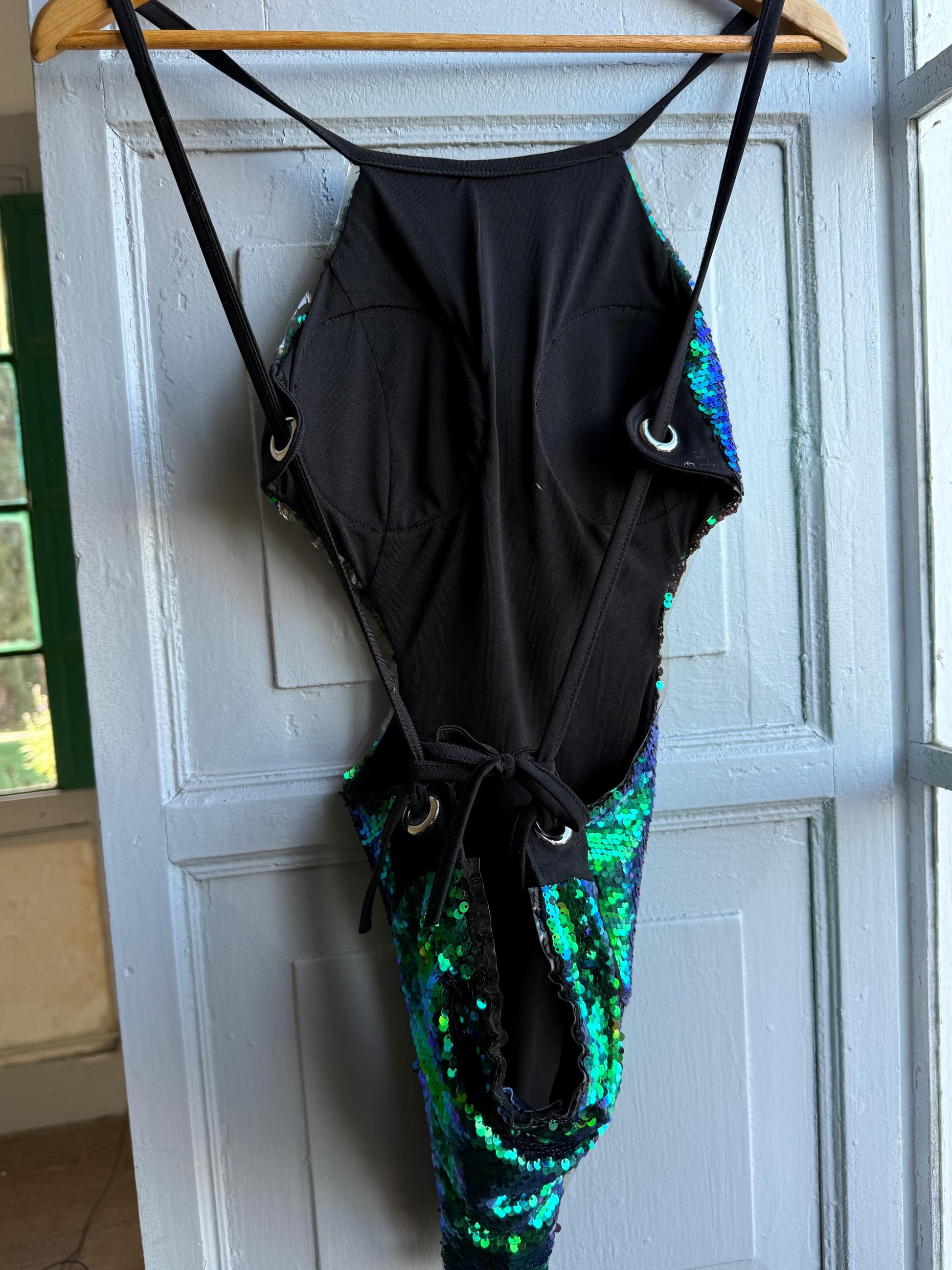 Holographic Mermaid Sequin Bodysuit — additional view 7