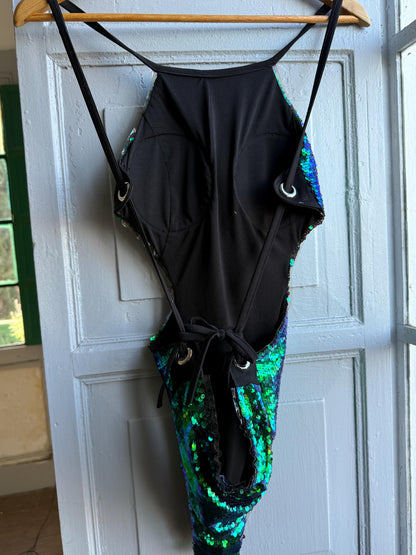 Holographic Mermaid Sequin Bodysuit — additional view 7