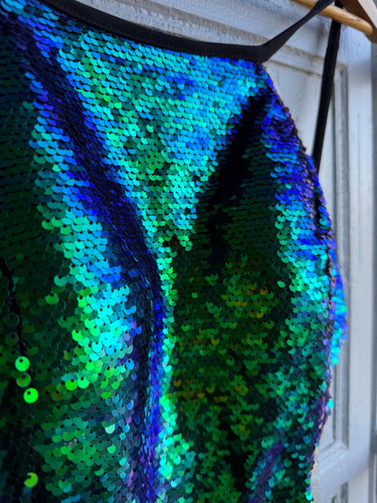 Holographic Mermaid Sequin Bodysuit — additional view 8