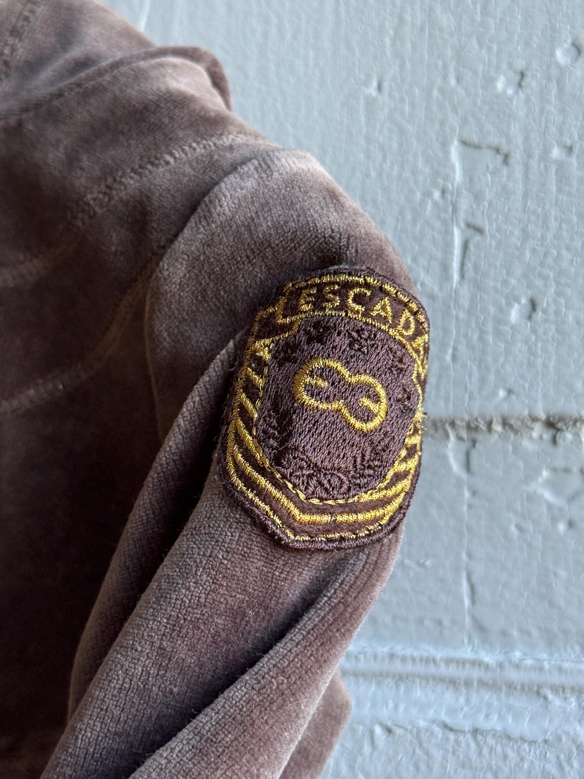 Escada Brown Velour Baby Hoodie — additional view 16
