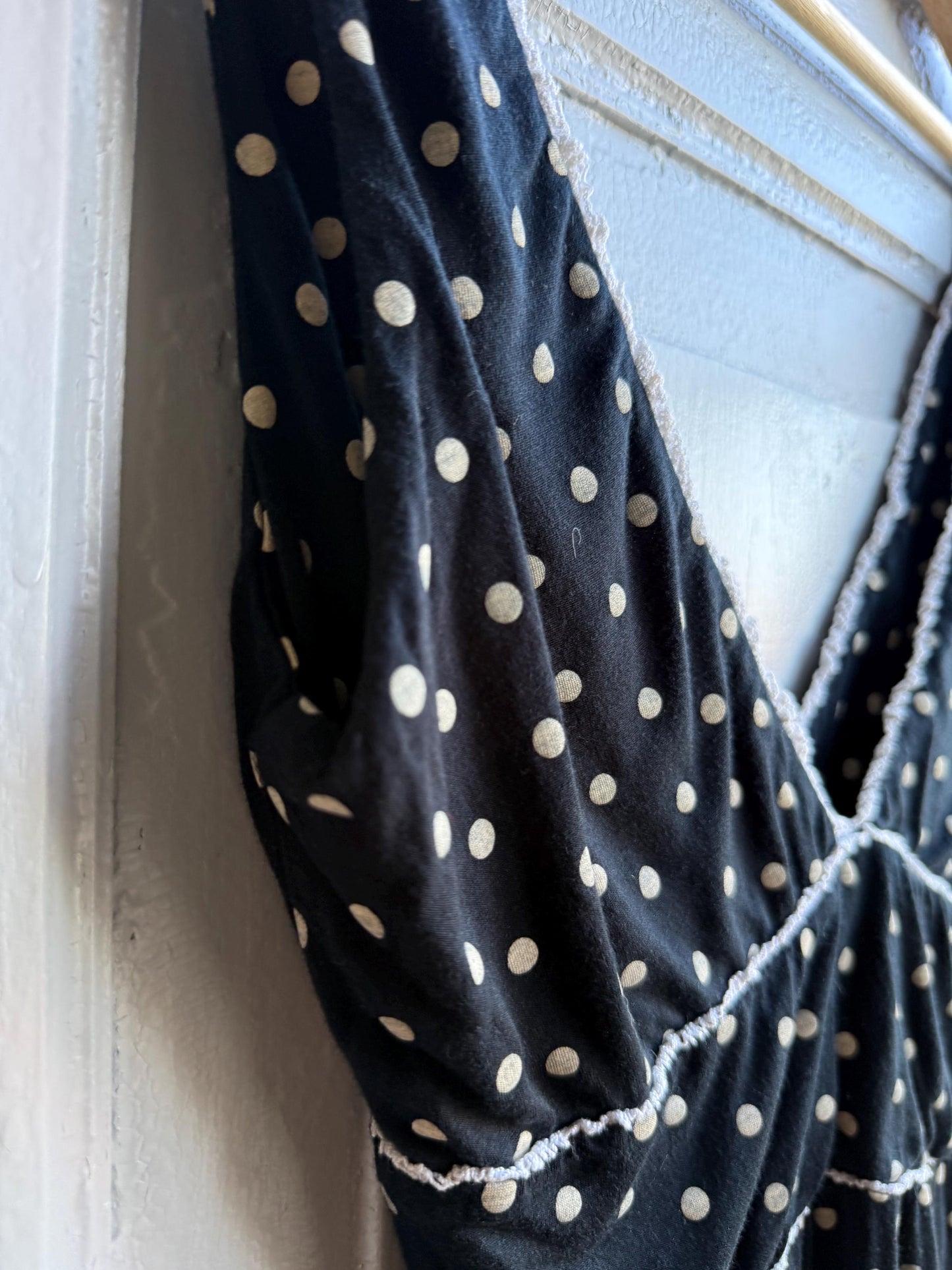 Polka Dot Deep V Tank Top — additional view 10